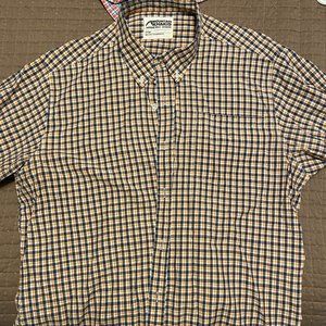 Mountain Khaki Short Sleeve Button Down